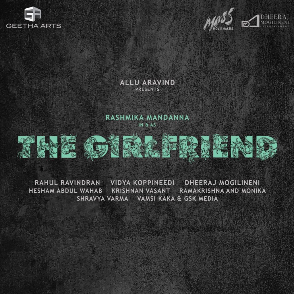 The girlfriend movie rashmika mandanna